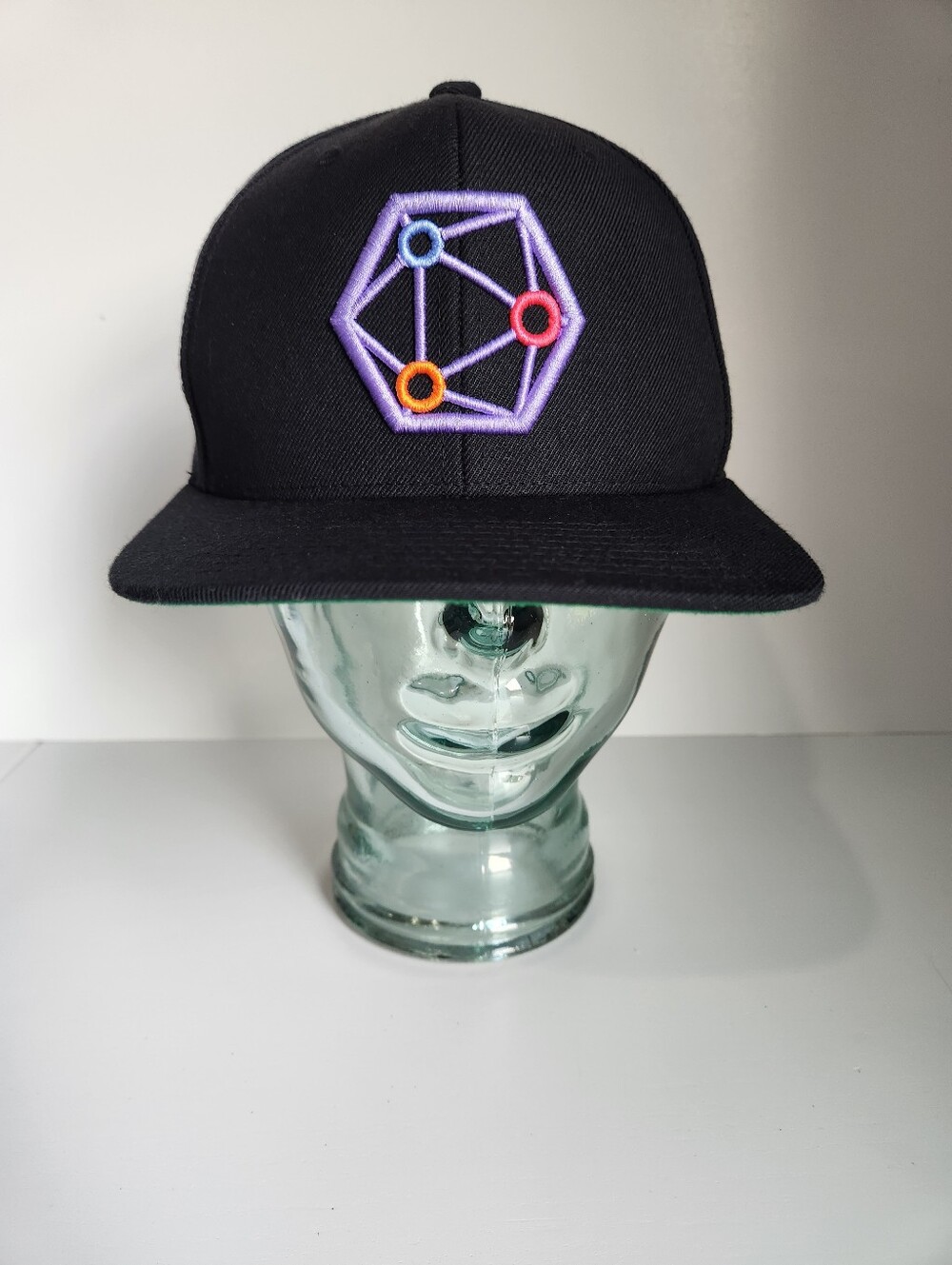 Snapback Hat XYO NETWORK Cryptocurrency Wool Blend Green Underbill Yupoong